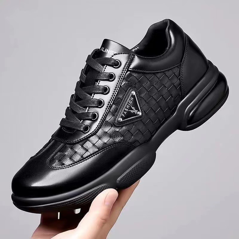 Men Formal Wear Summer - New Men Leather Shoes Platform Breathable