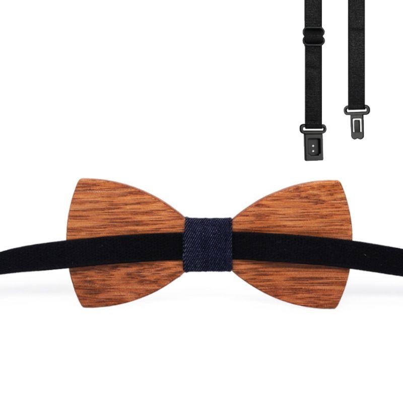 Y5GC Simple Men's Suit Wooden  - Men'S Formal Wear Bow Ties 评论和价格