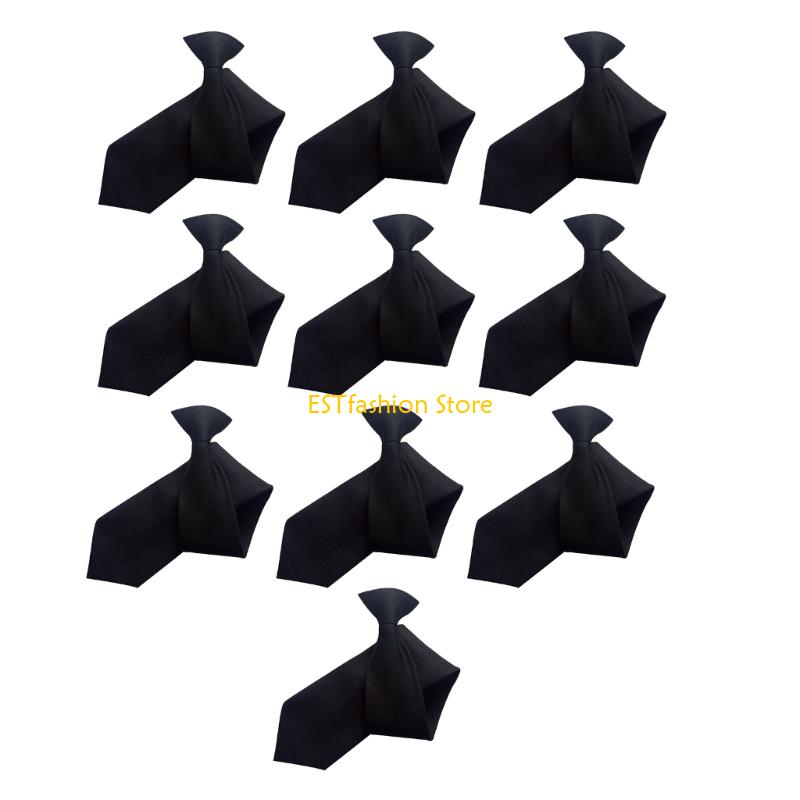 Y5GC 10x PreTied Clip On Tie F - Men'S Formal Wear Bow Ties 评论和价格