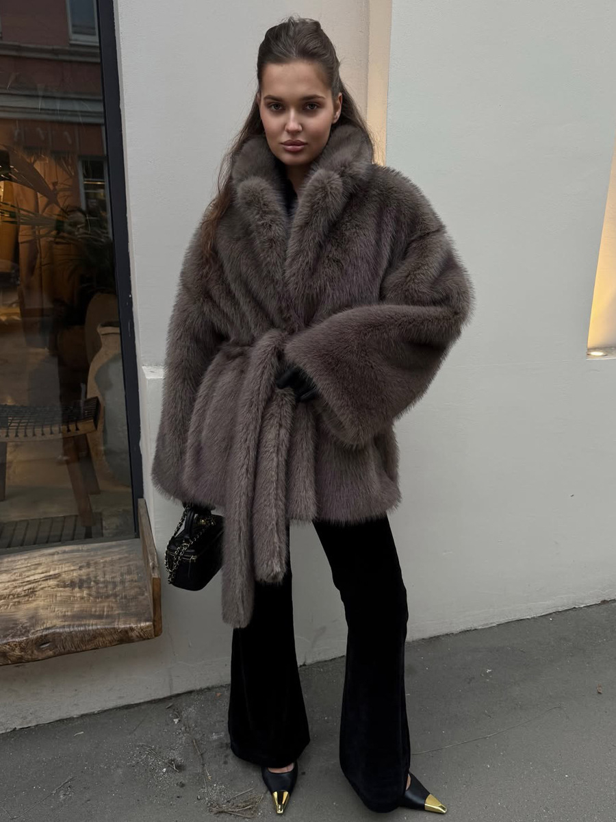 Women Winter Faux Fur Coat 202 - Men'S Formal Wear Belt 评论和价格