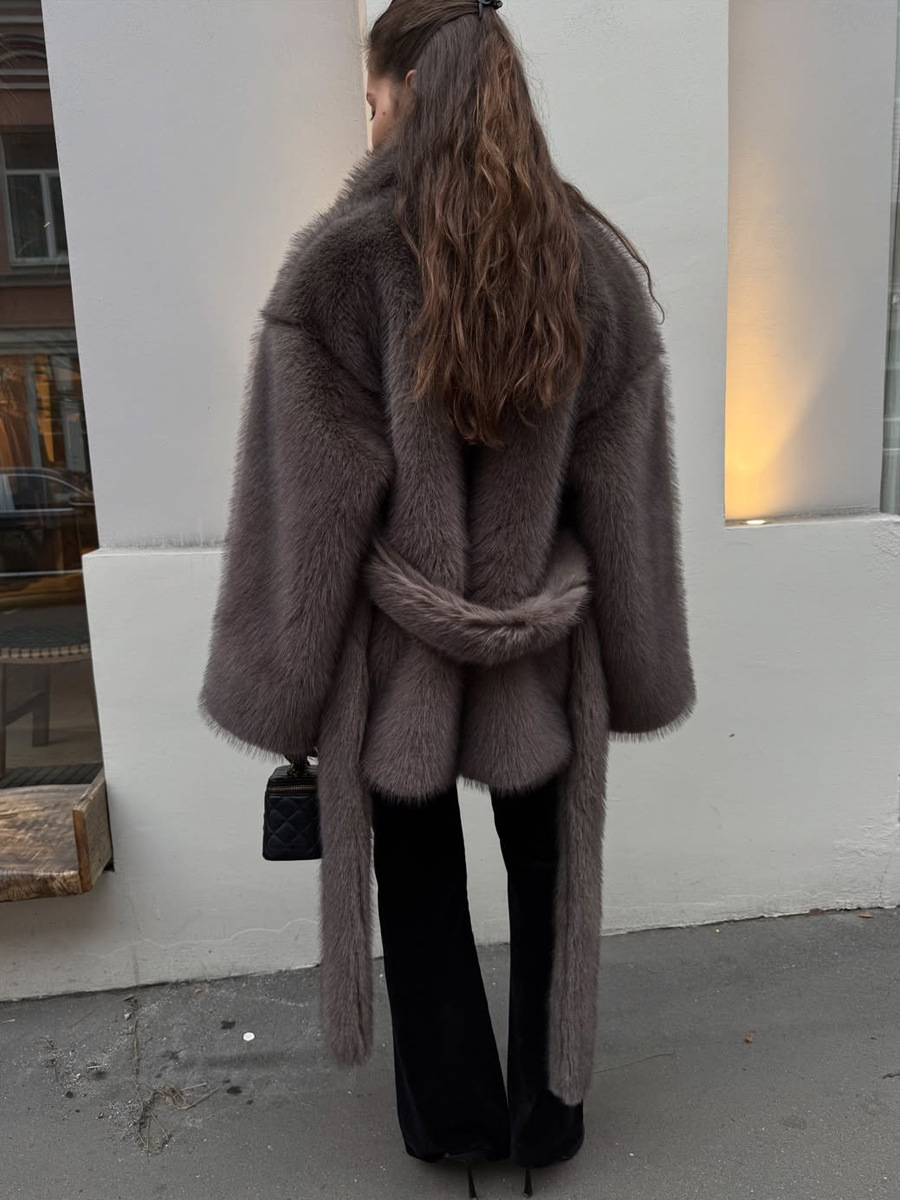 Women Winter Faux Fur Coat 202 - Men'S Formal Wear Belt 评论和价格
