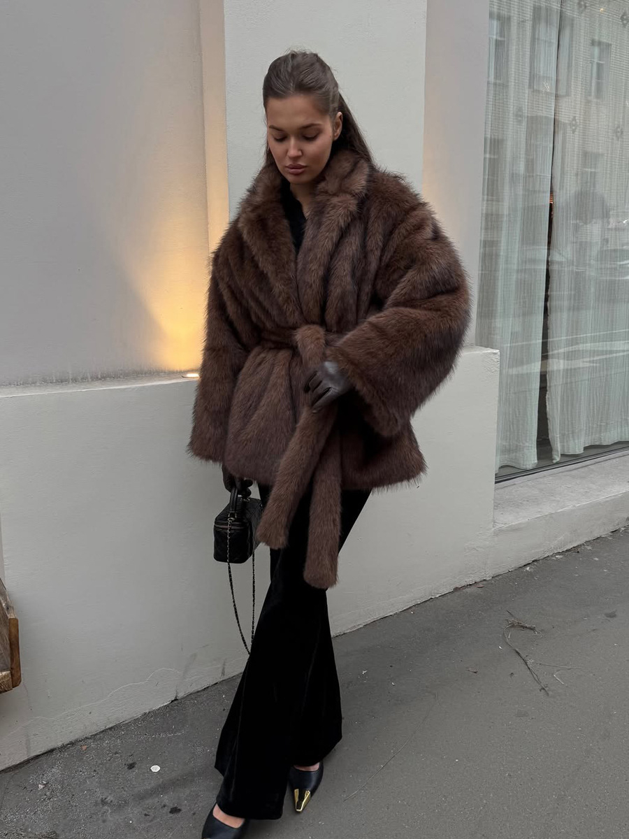 Women Winter Faux Fur Coat 202 - Men'S Formal Wear Belt 评论和价格