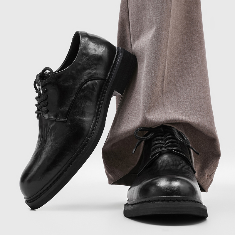 Light Luxury Pleated Men Derby - Formal Wear Men H&M 评论和价格