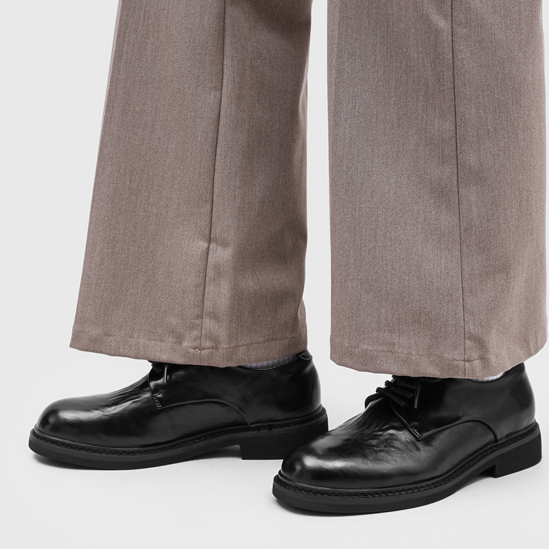 Light Luxury Pleated Men Derby - Formal Wear Men H&M 评论和价格