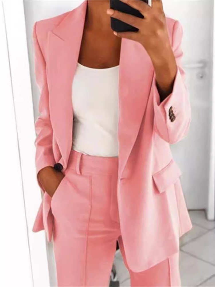 Women's Autumn New Fashion But - Wool Suit Jacket 评论和价格