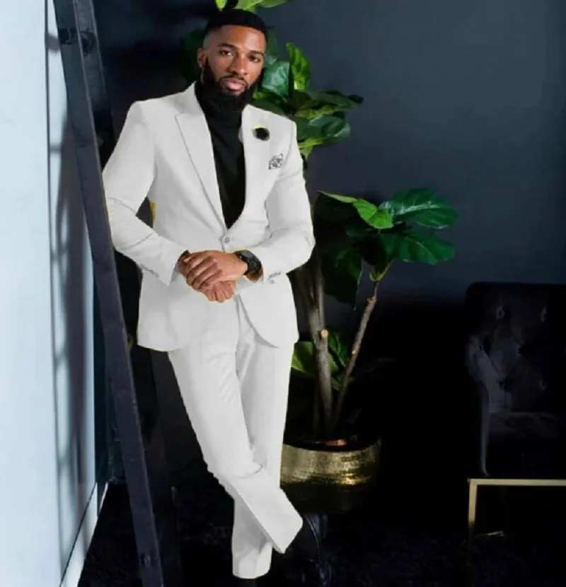 Yellow Men's Suits Slim Fit Si - Formal Wear For Men Yellow 评论和价格