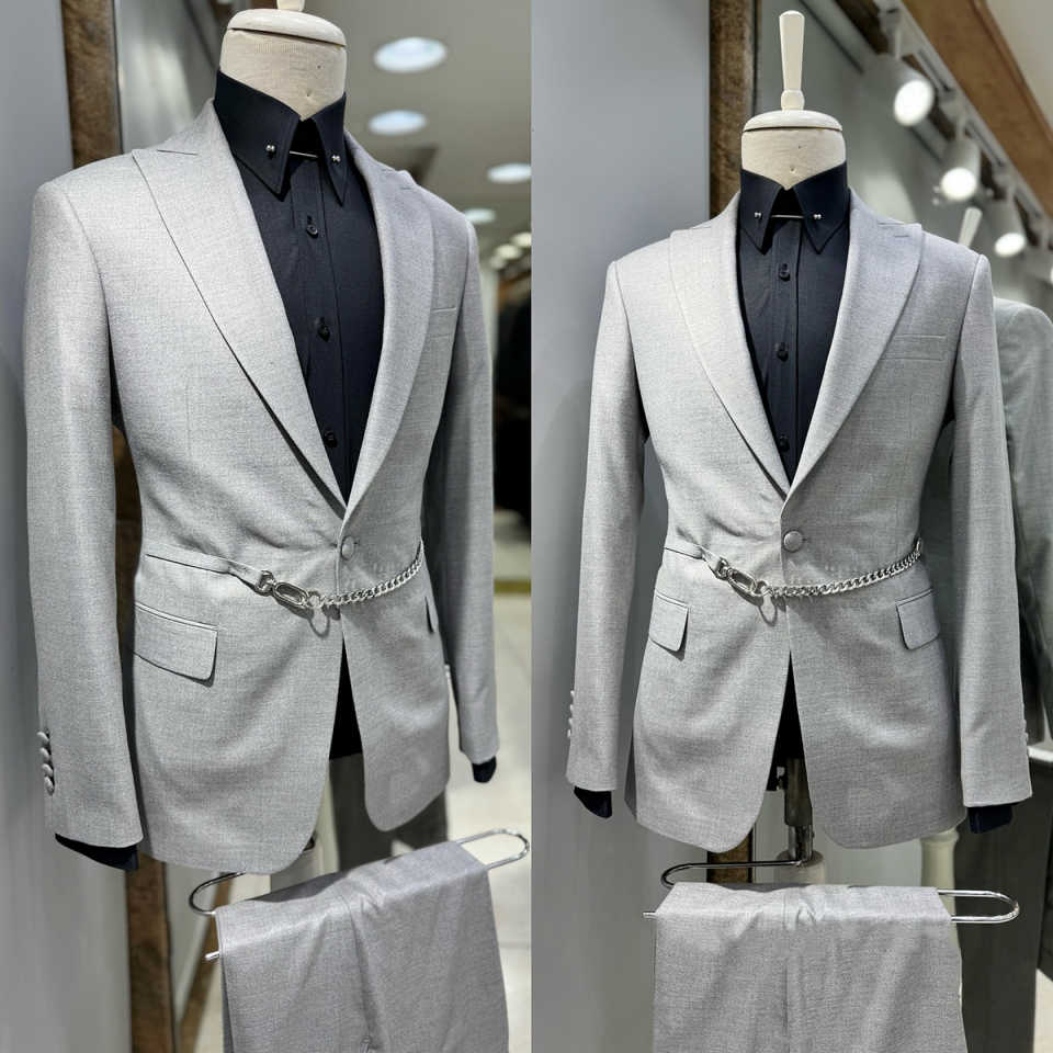 Casual Men Suits 3 Pieces Jack - Men'S Formal Wear No Suit 评论和价格