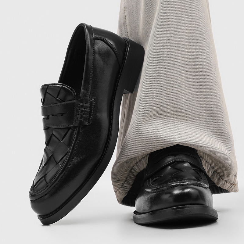 Men handmade woven penny loafe - Men Formal Wear Summer 评论和价格