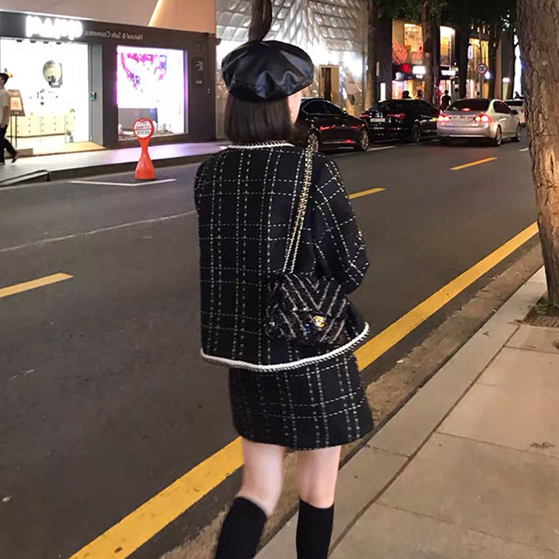Women Fried Street Tweed Suit  - Wool Suit Jacket 评论和价格