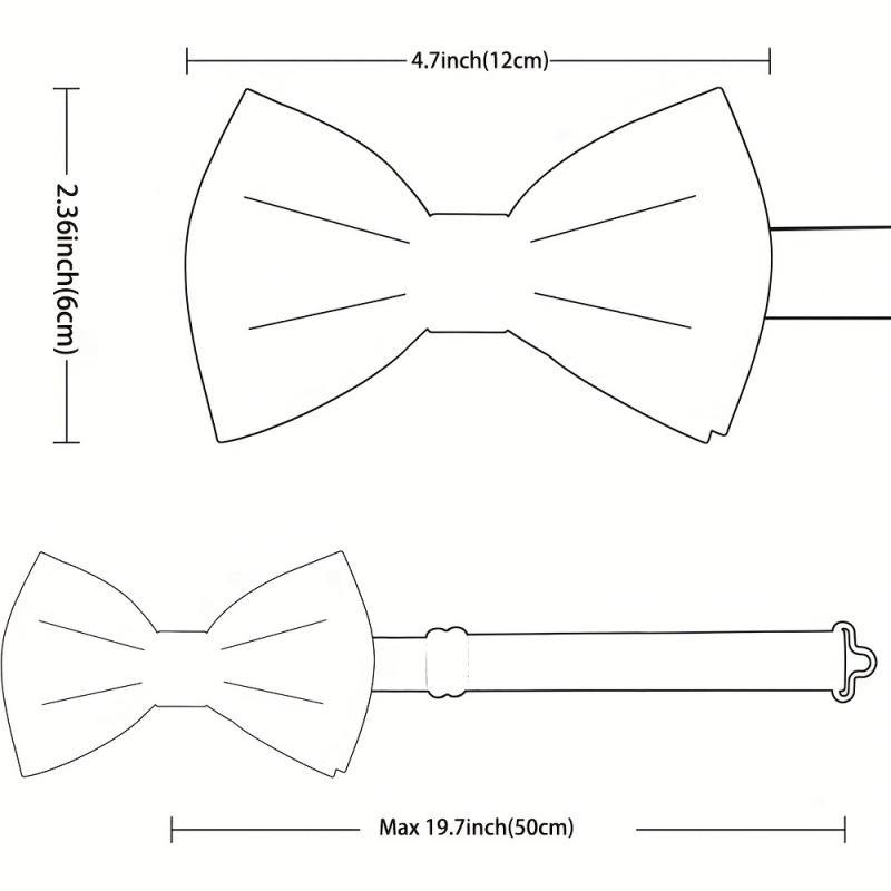Men's and Women's Adjustable B - Men'S Formal Wear Bow Ties 评论和价格