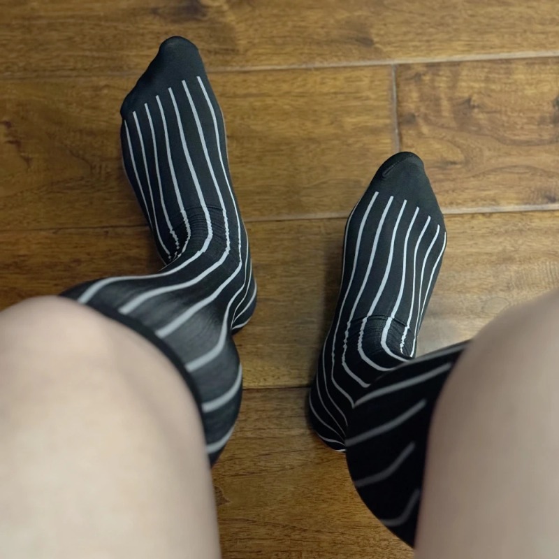 Men Striped Socks Man Ultra Th - Men Formal Wear Set 评论和价格