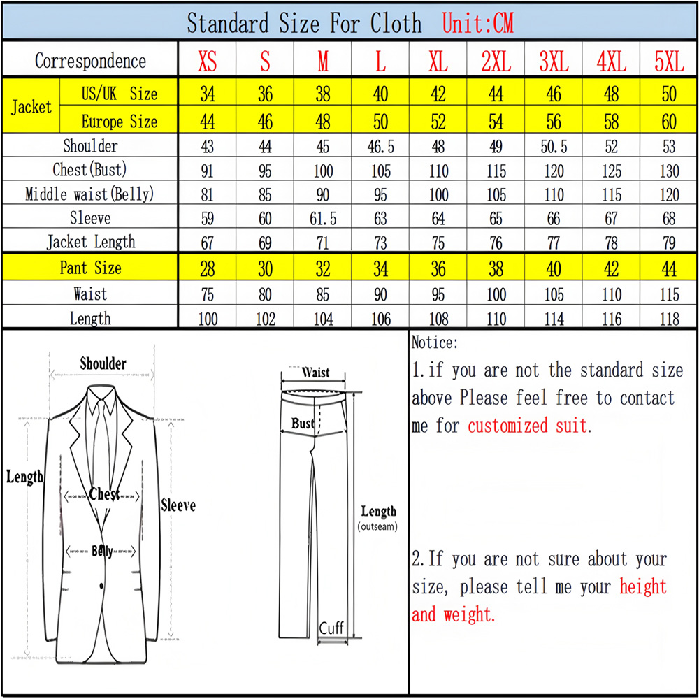 Hot Sale Velvet Men Suit 2pcs  - Wool Suit Jacket 评论和价格