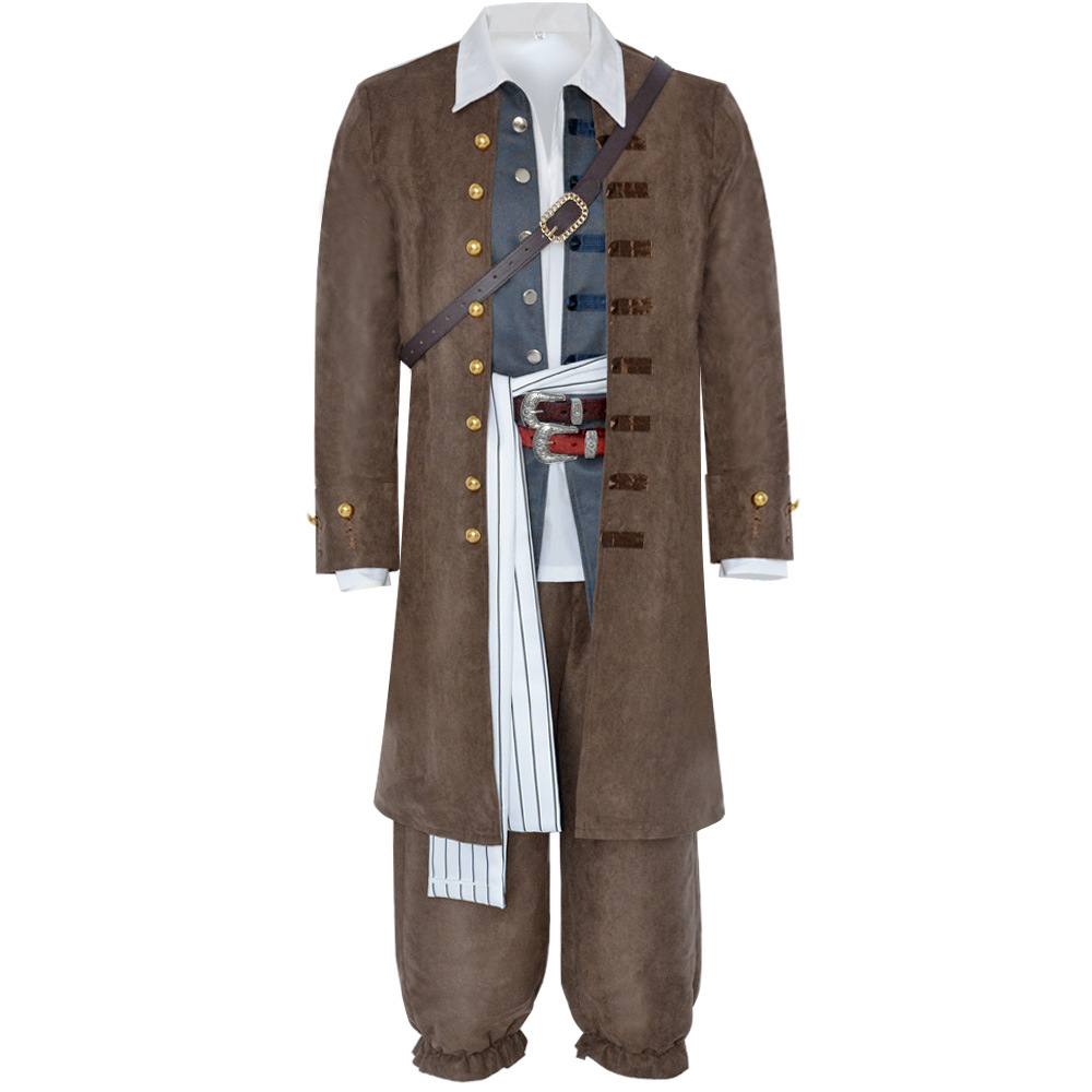 Pirates Captain Jack Sparrow C - Men Formal Wear Set 评论和价格