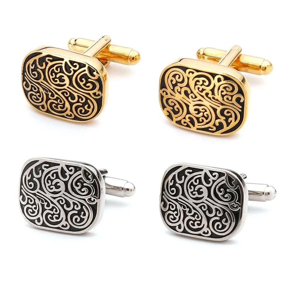 High Quality Gold Cufflinks Vi - Dress Shirt French Cuff 评论和价格
