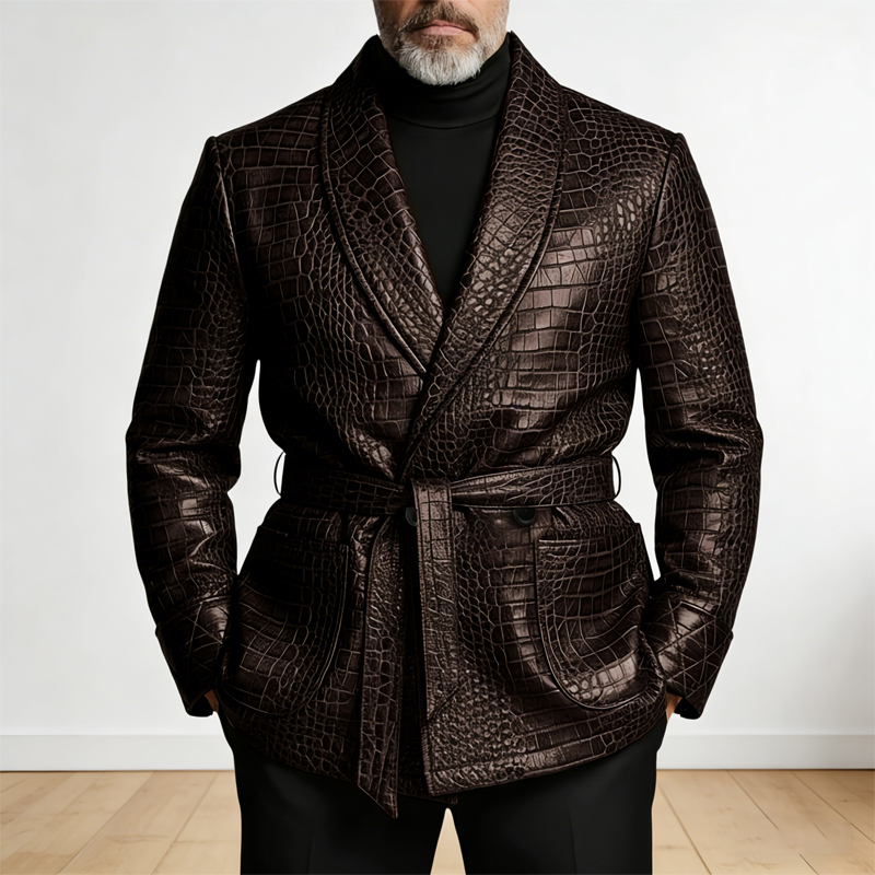  Men's Crocodile Pattern Leat - Men'S Formal Wear Belt 评论和价格