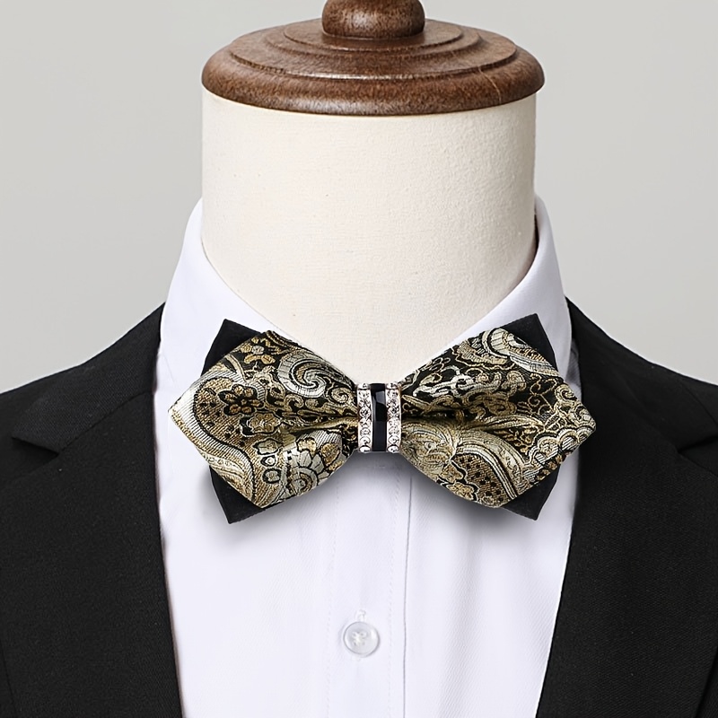 Men's Jacquard Satin Bow Tie w - Men'S Formal Wear Bow Ties 评论和价格
