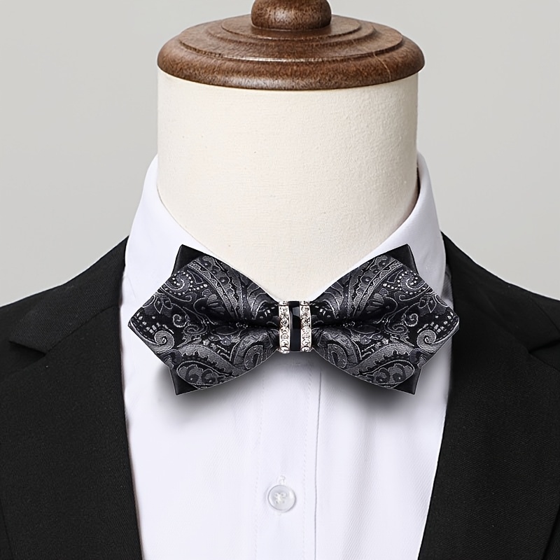 Men's Jacquard Satin Bow Tie w - Men'S Formal Wear Bow Ties 评论和价格