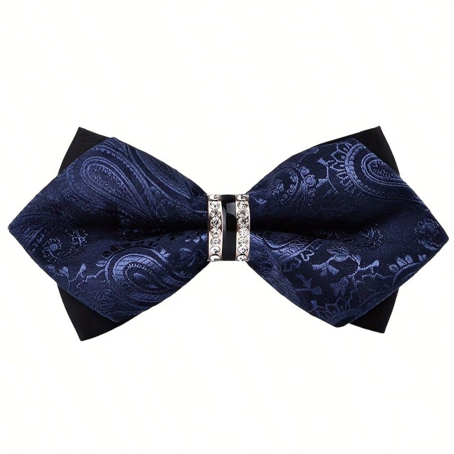 Men's Jacquard Satin Bow Tie w - Men'S Formal Wear Bow Ties 评论和价格