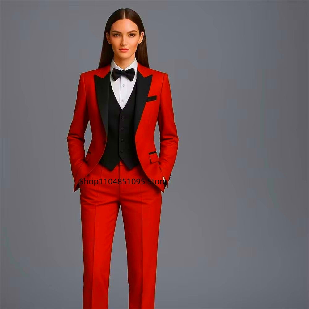 Solid Fashion Suit for Women 3 - Wool Suit Jacket 评论和价格