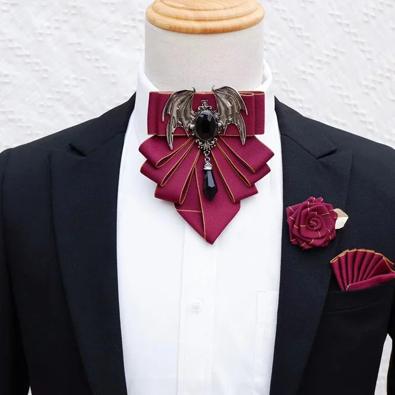 Men's Bow Tie Brooch Set Briti - Men'S Formal Wear Bow Ties 评论和价格