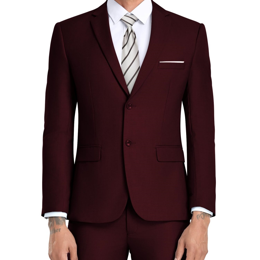 Slim Fit Notched lapel 2 Piece - Formal Wear Men H&M 评论和价格