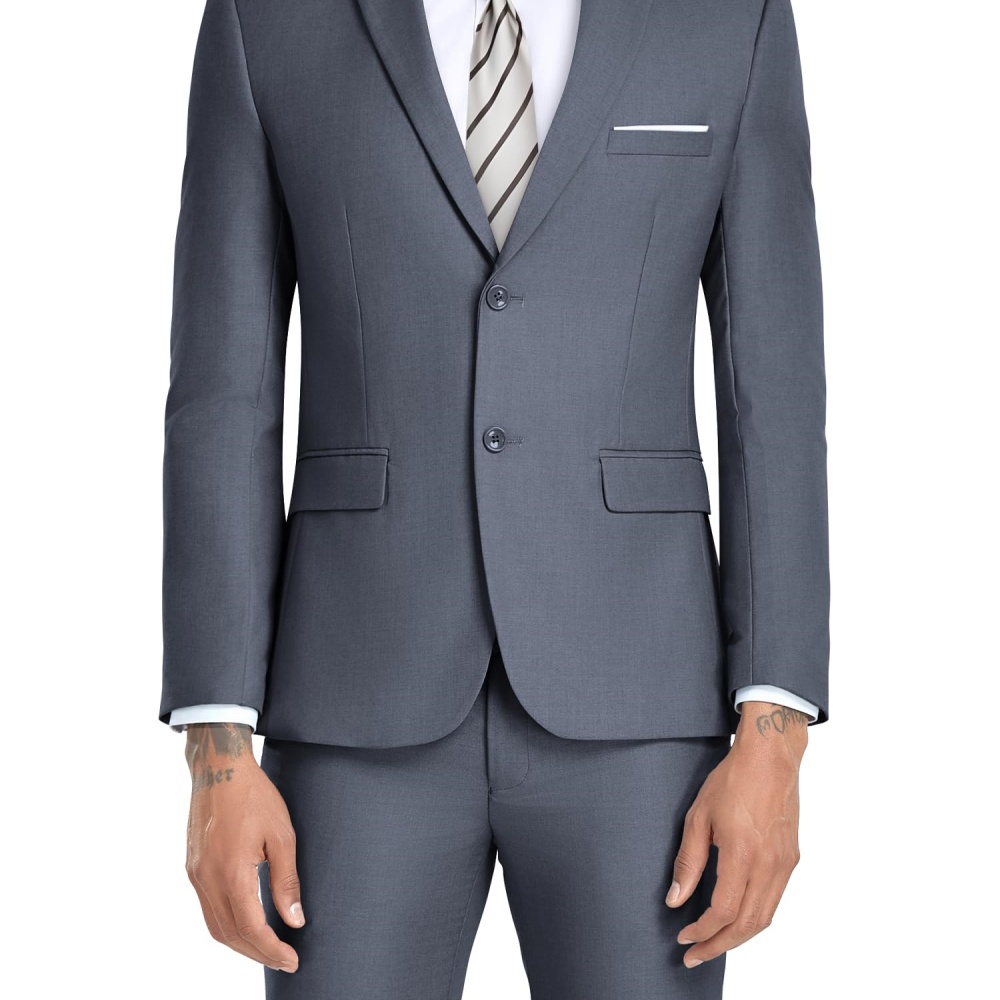 Slim Fit Notched lapel 2 Piece - Formal Wear Men H&M 评论和价格