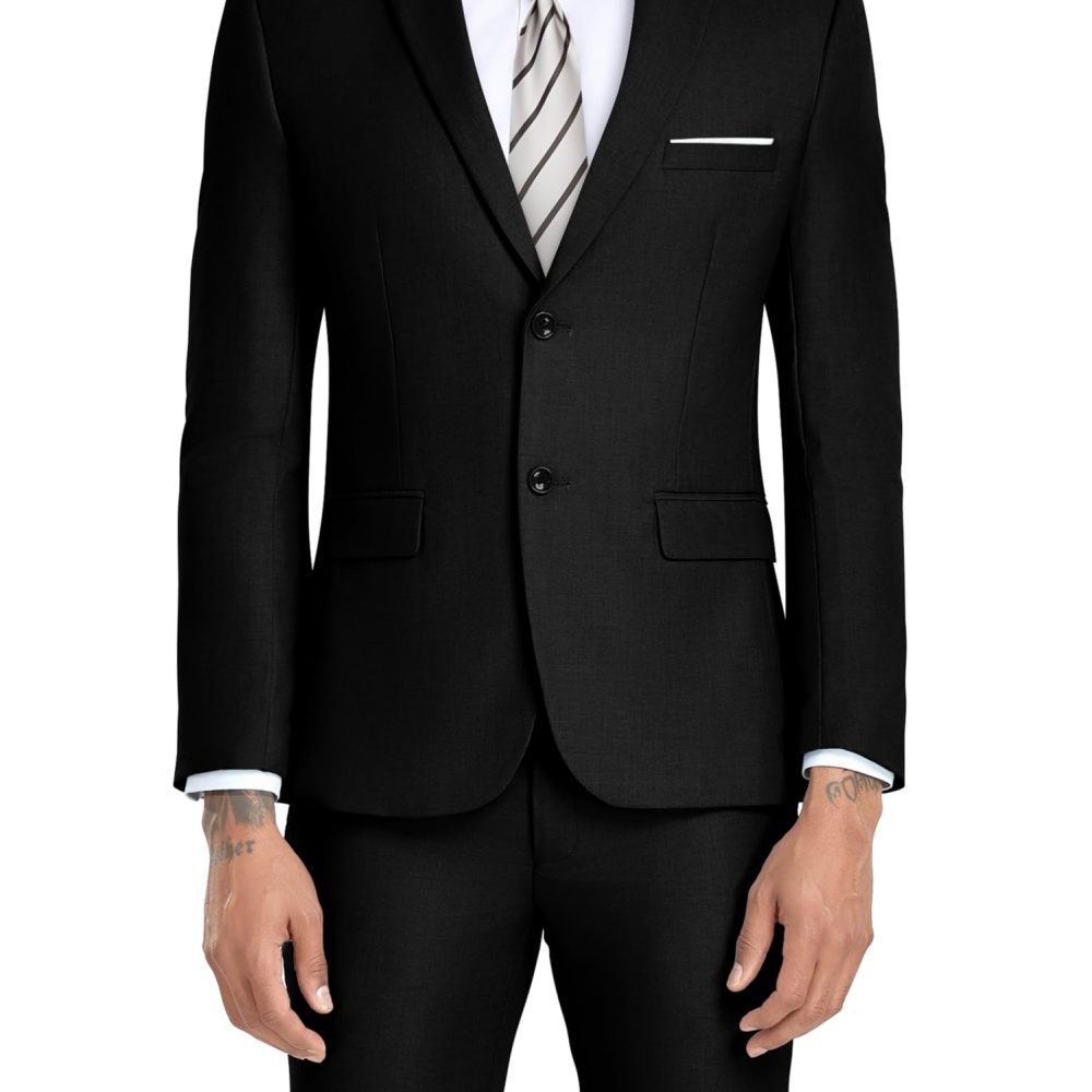 Slim Fit Notched lapel 2 Piece - Formal Wear Men H&M 评论和价格