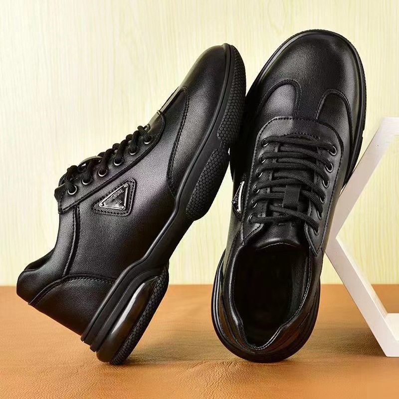 New Men Leather Shoes Platform - Men Formal Wear Summer 评论和价格